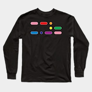 rainbow morse Long Sleeve T-Shirt